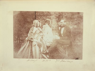 Retrato de Grupo con el Sr. y la Sra. Adair Craigie, la Sra. James Brewster y Sir David Brewster de Dr. John Adamson