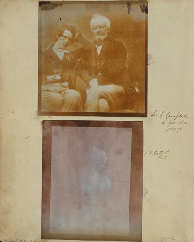 Sir George Campbell y su hijo, George de Dr. John Adamson