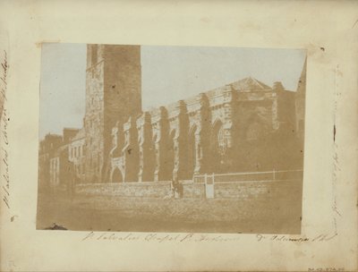 Capilla del Colegio St. Salvator, St. Andrews desde el Suroeste. de Dr. John Adamson