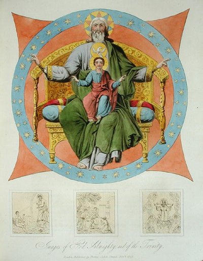Imágenes de Dios Todopoderoso y de la Trinidad de la Catedral de la Asunción, Moscú, lámina 14 de 
