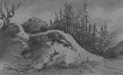 Composición de rocas y pinos de Dr. Thomas Monro