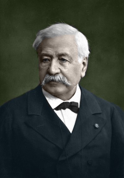 Retrato de Ferdinand de Lesseps (1805 - 1894). Fotografía del Dragón. de Dragon