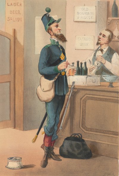 Estados Unidos de América - Cazadores a pie de Draner