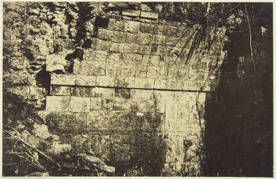 Palacio del Circo de Chichen-Itza, Interior de una habitación de Désiré Charnay