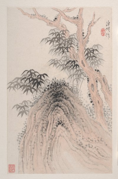 Paisajes después de los viejos maestros, siglo XIX de Du Xiang