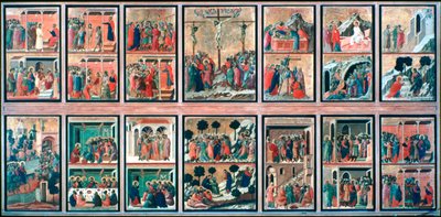 Maestà, Historias de la Pasión, 1308-1311 de Duccio di Buoninsegna