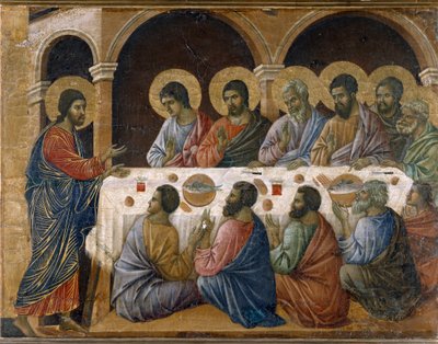 La Pasión de Cristo - Reverso del retablo de Duccio di Buoninsegna