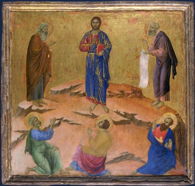 La transfiguración de Duccio di Buoninsegna