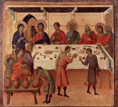 Las bodas de Caná de Duccio di Buoninsegna