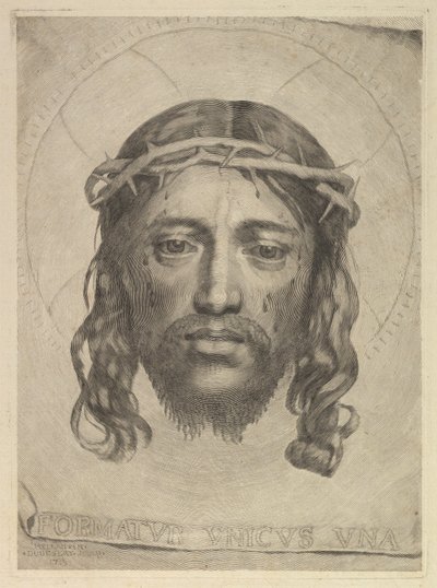 Rostro de Cristo en el velo de Santa Verónica de Dudesert