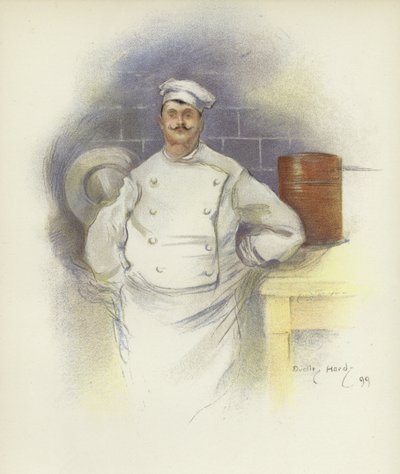 Chef principal en el Hotel Savoy de Dudley Hardy