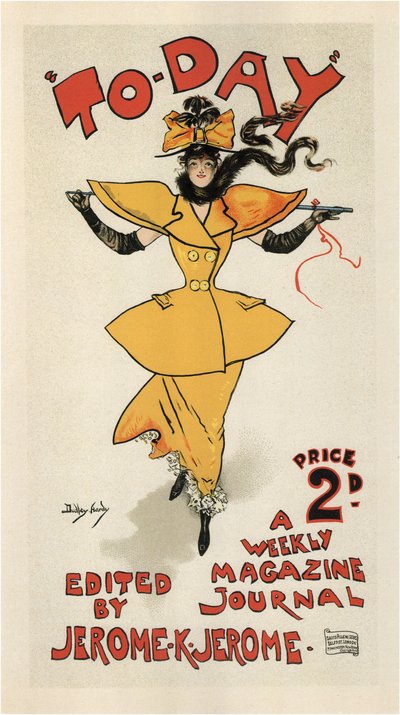 Journal To-Day, editado por Jerome K. Jerome, Póster, 1895 de Dudley Hardy