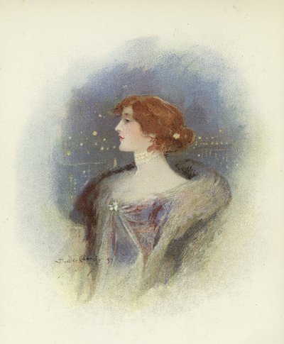 Dama de la sociedad londinense de Dudley Hardy