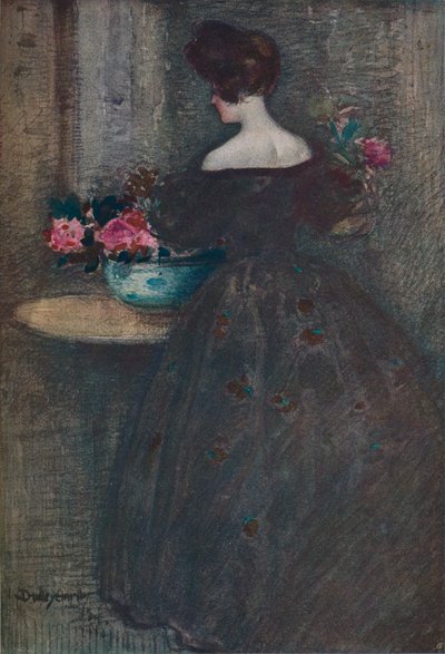Peonías, c1887-1906, 1906 de Dudley Hardy