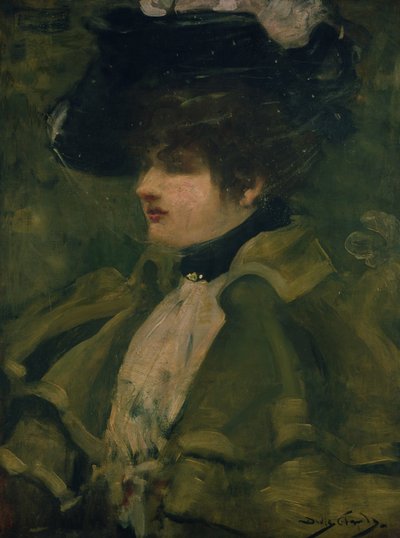 Retrato de Sarah Bernhardt de Dudley Hardy