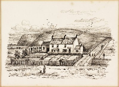 La colina de la casa de lavado y la cabaña de Betty Heron de Duncan F. McLea