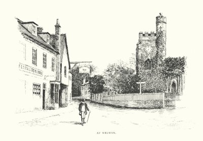 En Welwyn (litografía) de Duncan Moul