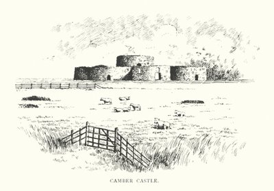 Castillo de Camber (litografía) de Duncan Moul