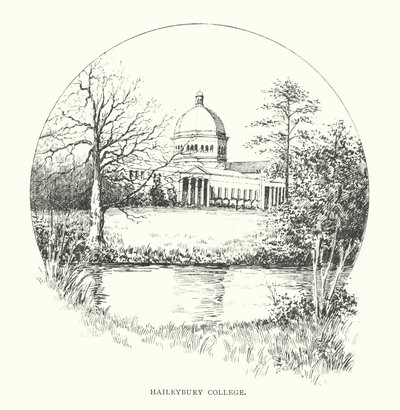 Haileybury College (litografía) de Duncan Moul