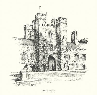 Casa Knole (litografía) de Duncan Moul