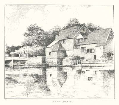 Old Mill, Bocking (litografía) de Duncan Moul