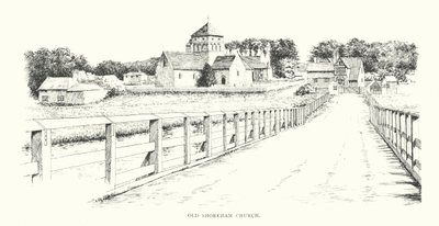 Iglesia de Old Shoreham (litografía) de Duncan Moul