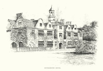 Rothamsted House (litografía) de Duncan Moul