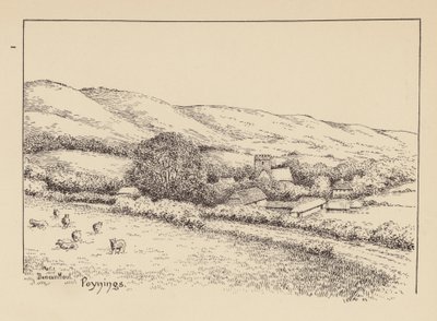 Sussex: Poynings (litho) de Duncan Moul