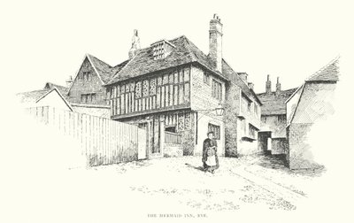 The Mermaid Inn, Rye (litografía) de Duncan Moul