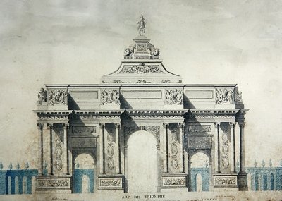 Arco de Triunfo, según los diseños de Claude Perrault (1613-78) de Dupouy Dupouy