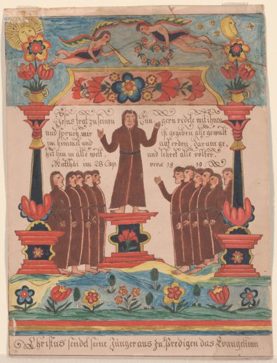 Jesús fue a sus discípulos, c.1810-20 de Durs Sr. and Rudy, Durs Jr. Rudy