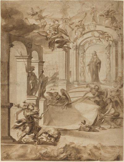 Alegoría en Honor a un Caballero de Dutch 17th Century