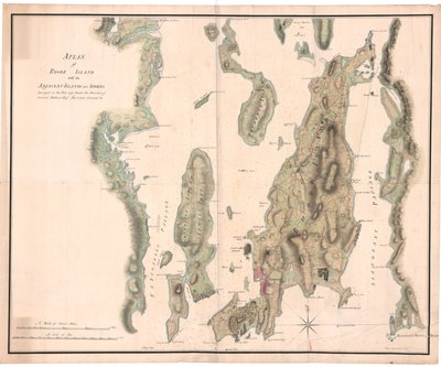 Plano de Rhode Island por Holland de Dutch School