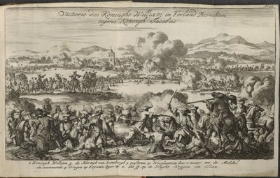 Una batalla en la que participó el ejército de Guillermo III de Dutch School