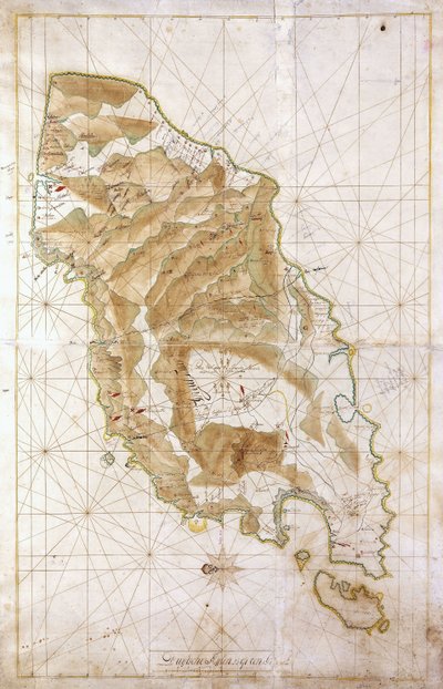 Carta de la Isla de Timor, c.1760 de Dutch School