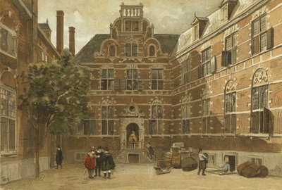 Patio de la Casa de las Indias Orientales, Ámsterdam de Dutch School