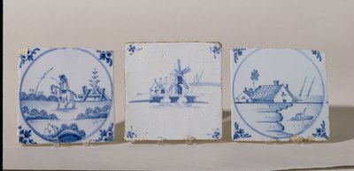 Azulejos de Delft, c.1750-1800 de Dutch School