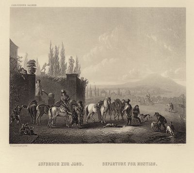 Partida de caza de Dutch School