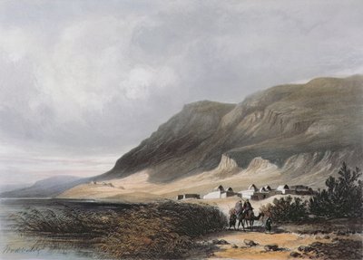 El-Mejdel (Magdala) grabado por Jean Jacottet (1806-c.1843) de Dutch School