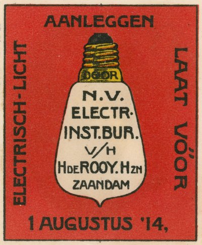Iluminación eléctrica de Dutch School