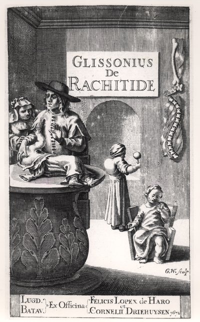 Francis Glisson (1597-1677) publicado en Leiden, 1671 de Dutch School