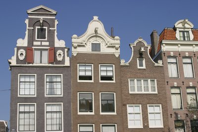 Casas con gabletes de Dutch School