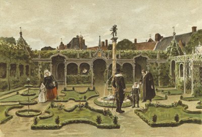 Paisajismo de jardines, Países Bajos, siglo XVII de Dutch School