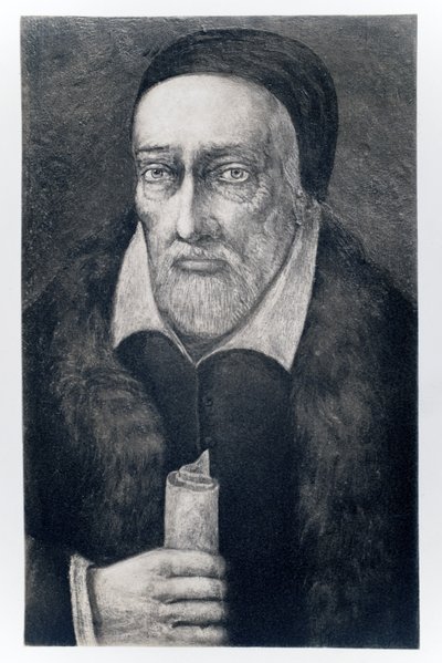 George Buchanan (1506-1582) de James I y VI, impreso por Manzi Joyant & Co. París, 1904 de Dutch School