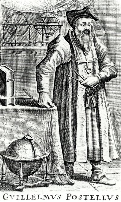 Guillelmus Postellus, siglo XVII de Dutch School
