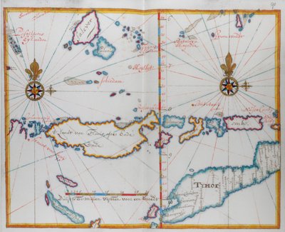 Isla de Timor y alrededores. de Dutch School