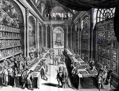 Colección de curiosidades de Levin Vincent, ilustración de Theatre de Merveilles de la Nature, c.1719 de Dutch School