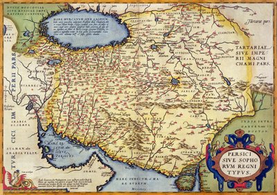 Mapa de Persia, del Theatrum Orbis Terrarum, pub. por Abraham Ortelius, Amberes, c.1590 de Dutch School