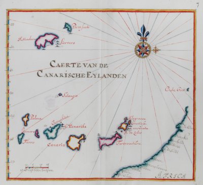 Mapa de Canarias. de Dutch School
