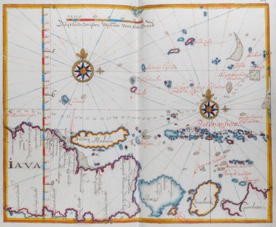 Mapa de las Islas de Java; madura; Bali y otras islas. de Dutch School